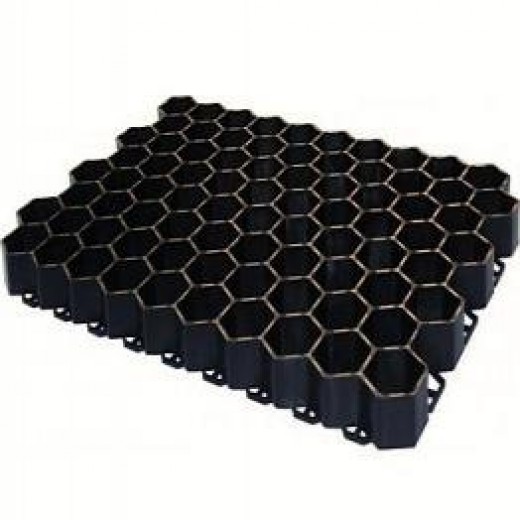 Решетка газонная Gidrolica Eco Standart РГ-70.40.3,2 - пластиковая черная в Красноярск